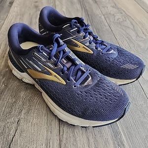 Brooks Mens Adrenaline GTS 19 1102942E439 Blue Running Sneakers Size 9 D